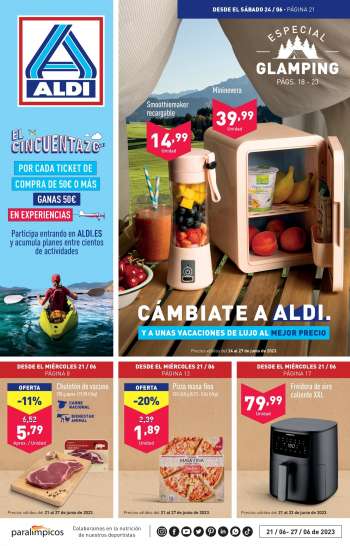 Folleto actual Aldi - 21/06/23 - 27/06/23.