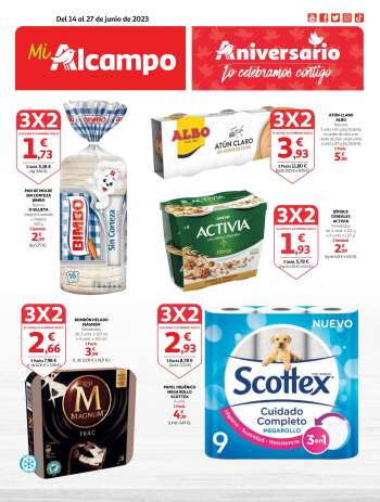 Folleto actual Alcampo - 14/06/23 - 27/06/23.