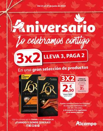 Folleto actual Alcampo - 14/06/23 - 27/06/23.