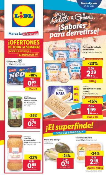 Folleto actual Lidl - 29/06/23 - 06/07/23.