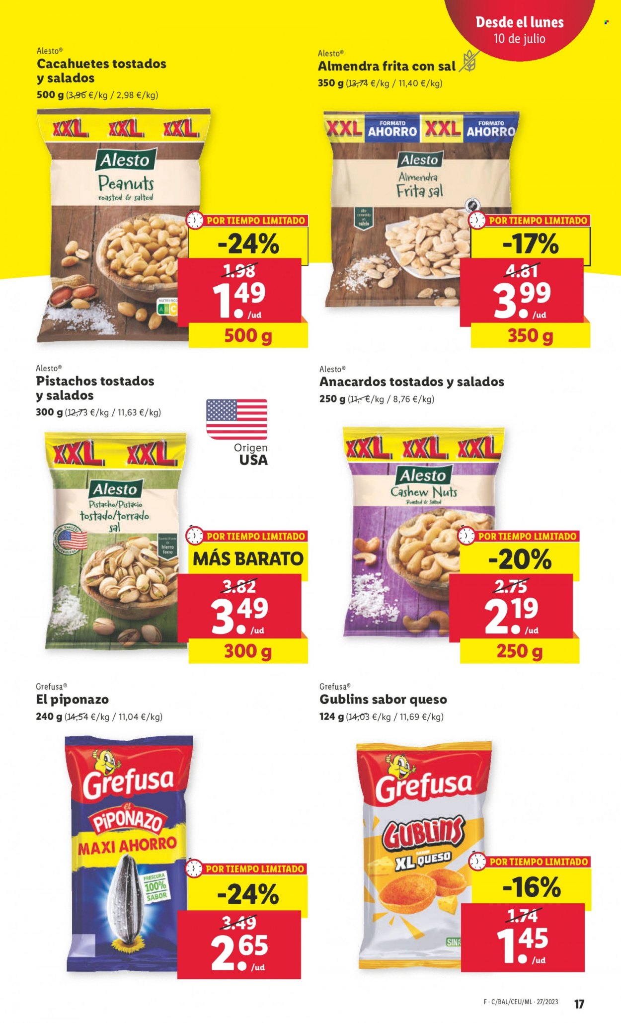 Folleto Lidl - 06/07/23 - 13/07/23. Página 17