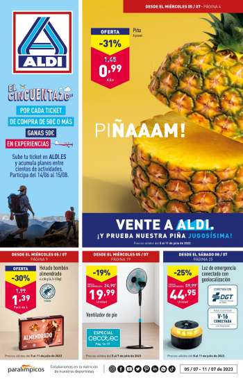 Folleto actual Aldi - 05/07/23 - 11/07/23.