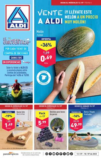 Folleto actual Aldi - 12/07/23 - 18/07/23.