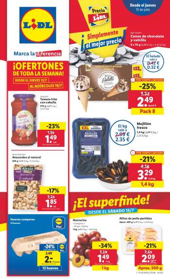 Folleto actual Lidl - 13/07/23 - 19/07/23.