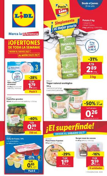 Folleto actual Lidl - 20/07/23 - 26/07/23.