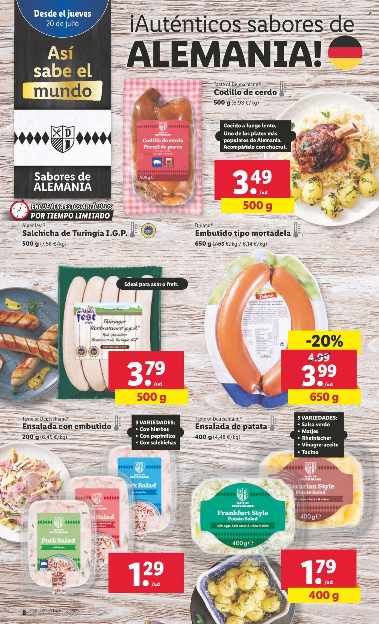 Folleto Lidl - 20/07/23 - 26/07/23. Página 8