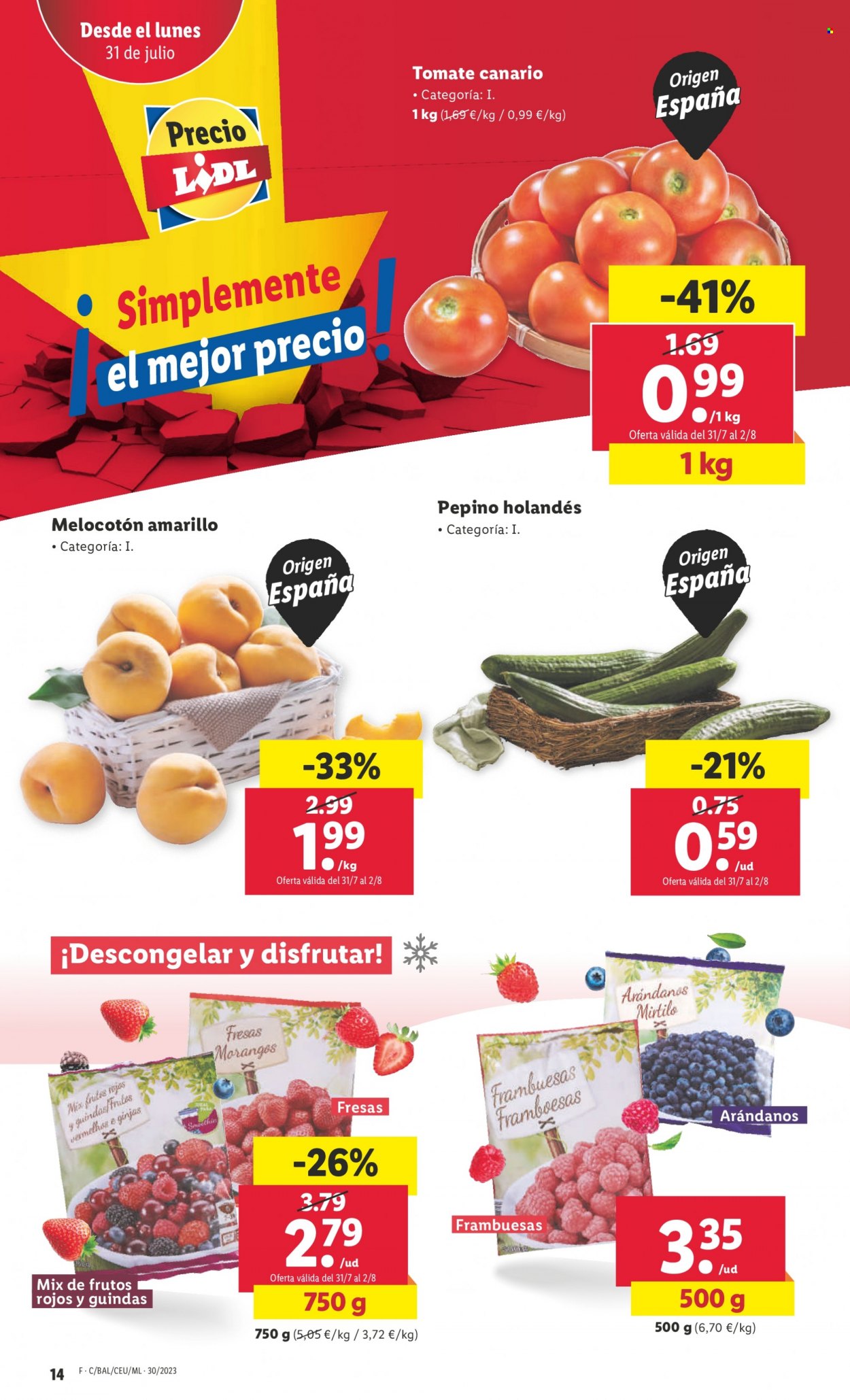 Folleto Lidl - 27/07/23 - 02/08/23. Página 14
