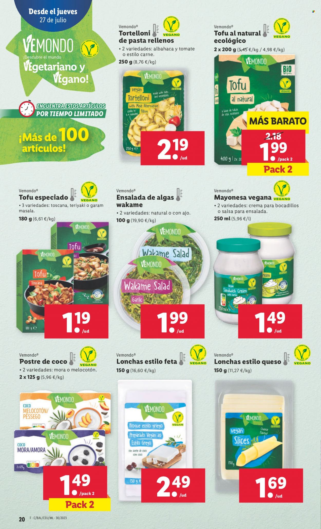 Folleto Lidl - 27/07/23 - 02/08/23. Página 20