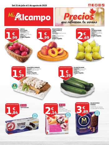 Folleto actual Alcampo - 21/07/23 - 01/08/23.