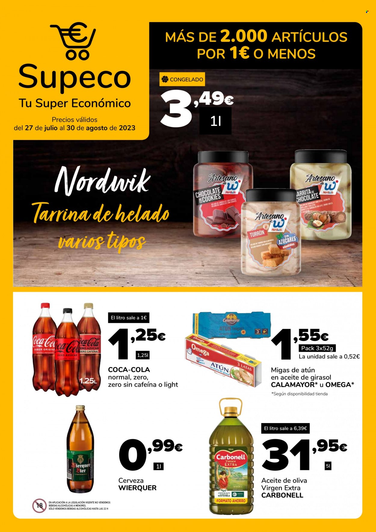 Folleto Supeco - 27/07/23 - 30/08/23. Página 1