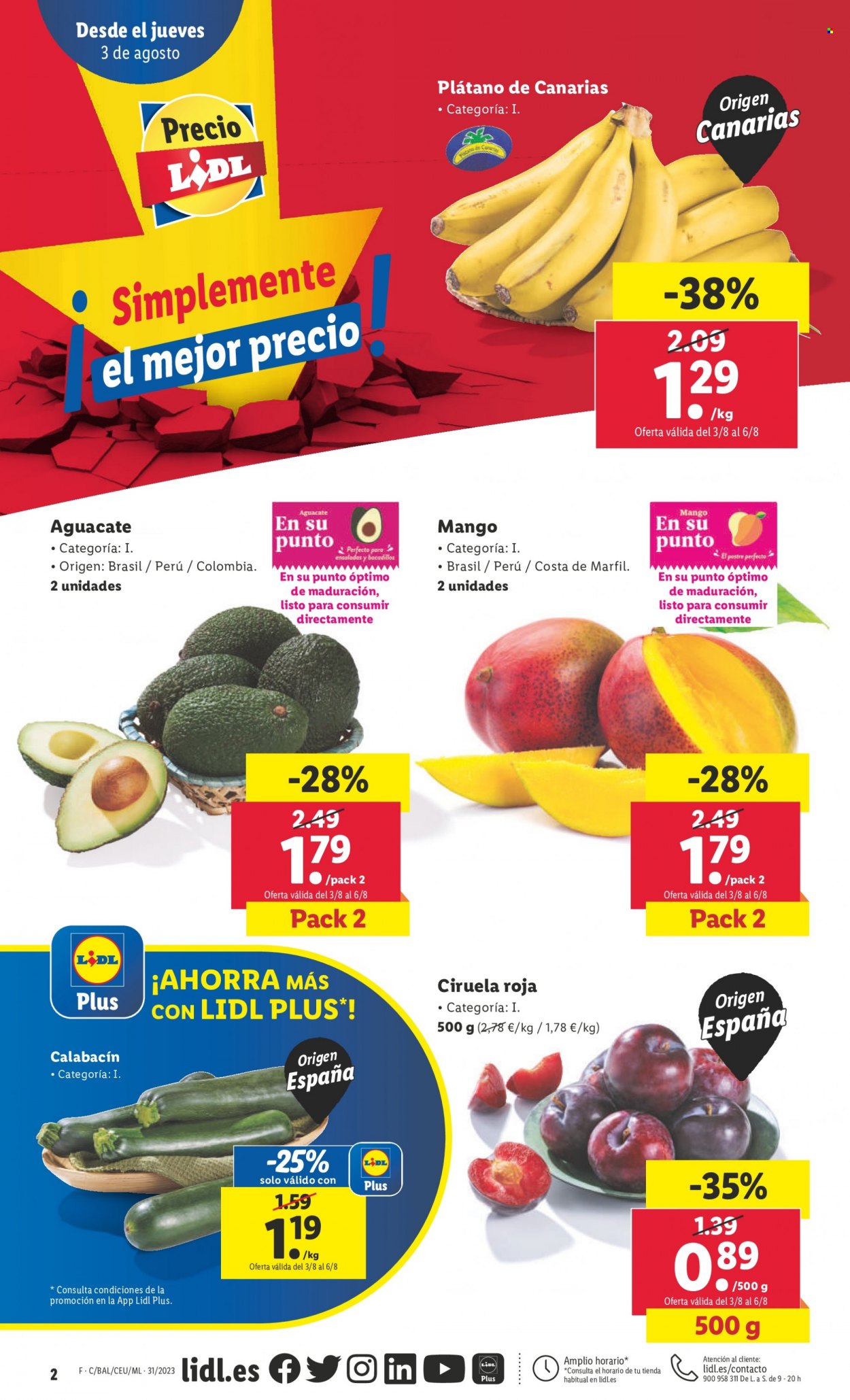 Folleto Lidl - 03/08/23 - 09/08/23. Página 2