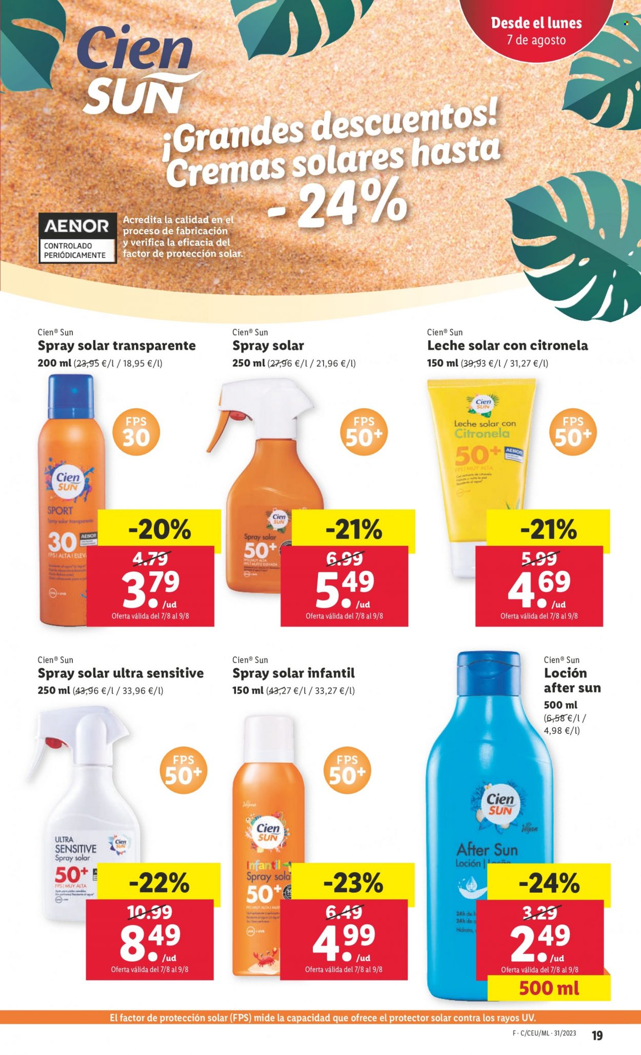 Folleto Lidl - 03/08/23 - 09/08/23. Página 19