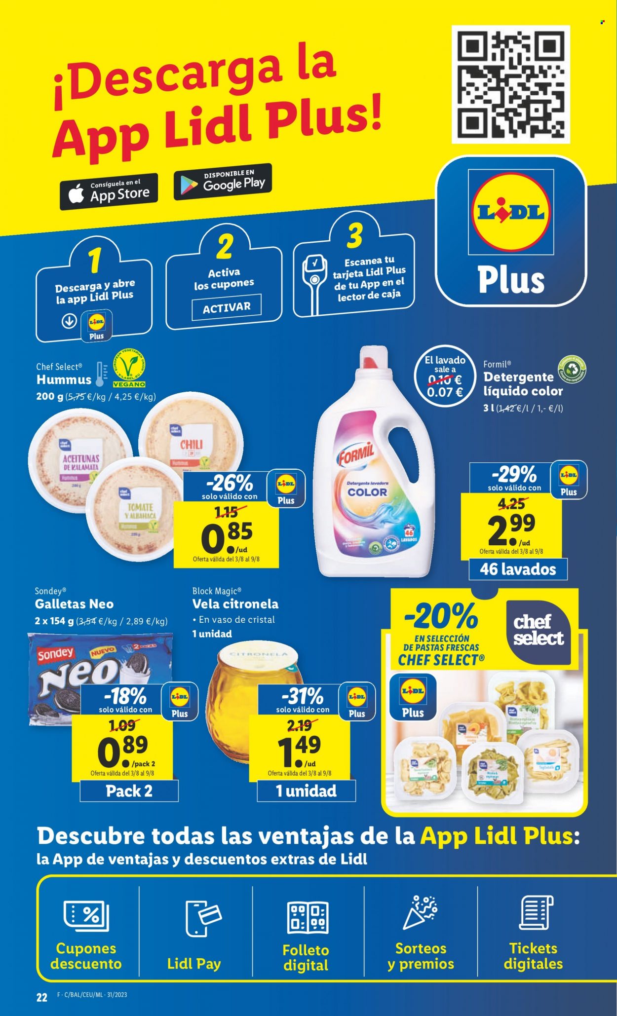Folleto Lidl - 03/08/23 - 09/08/23. Página 22