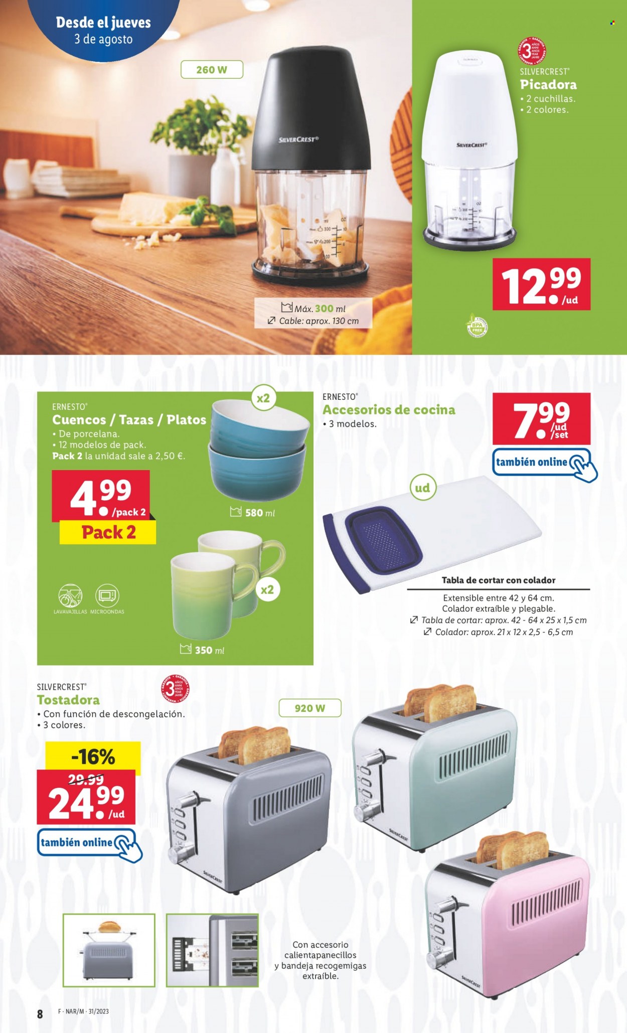 Folleto Lidl - 03/08/23 - 09/08/23. Página 32