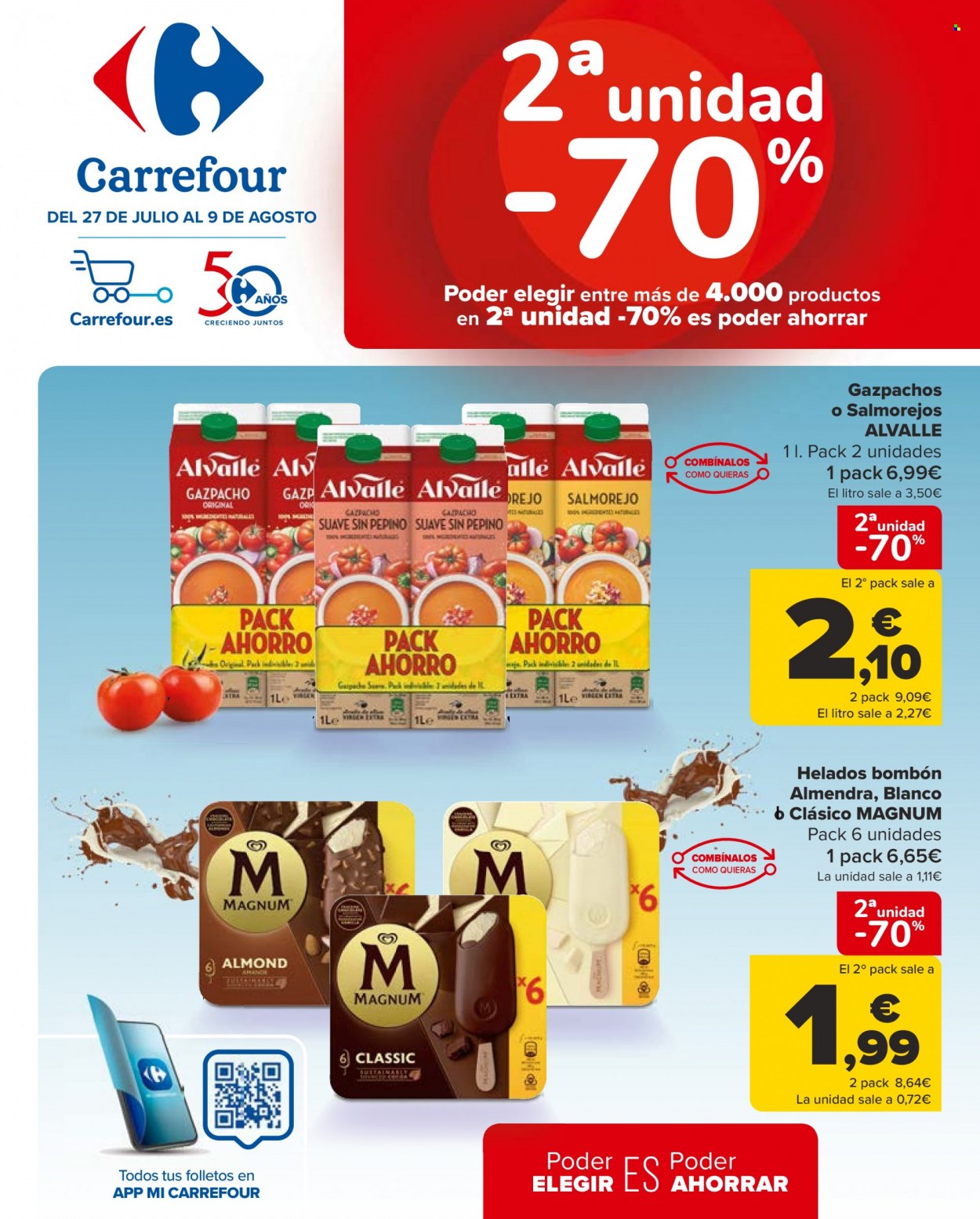 Folleto Carrefour. Página 1
