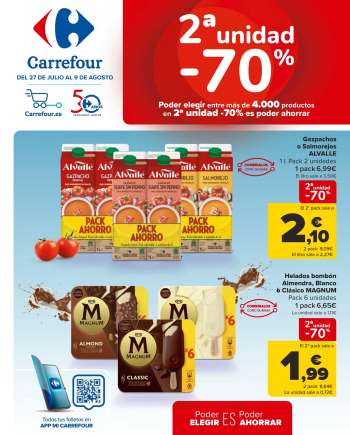 Folleto actual Carrefour - 27/07/23 - 09/08/23.