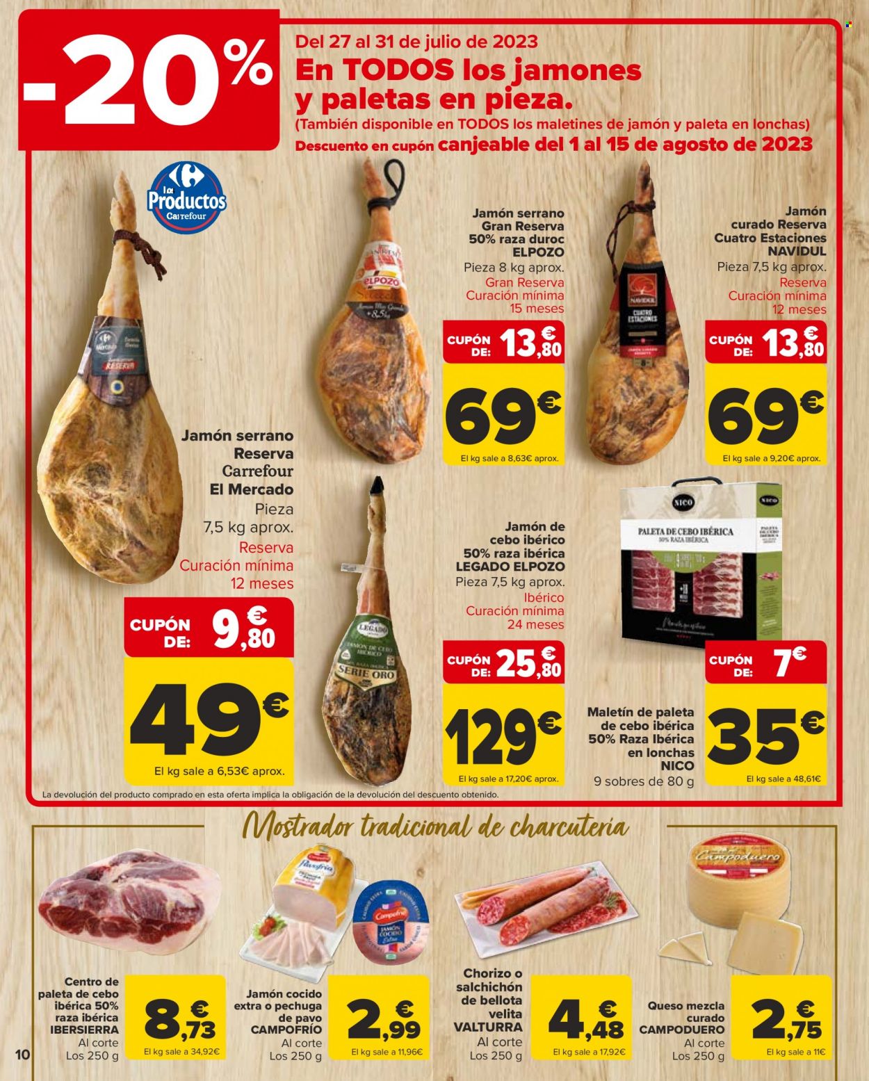 Folleto Carrefour. Página 10