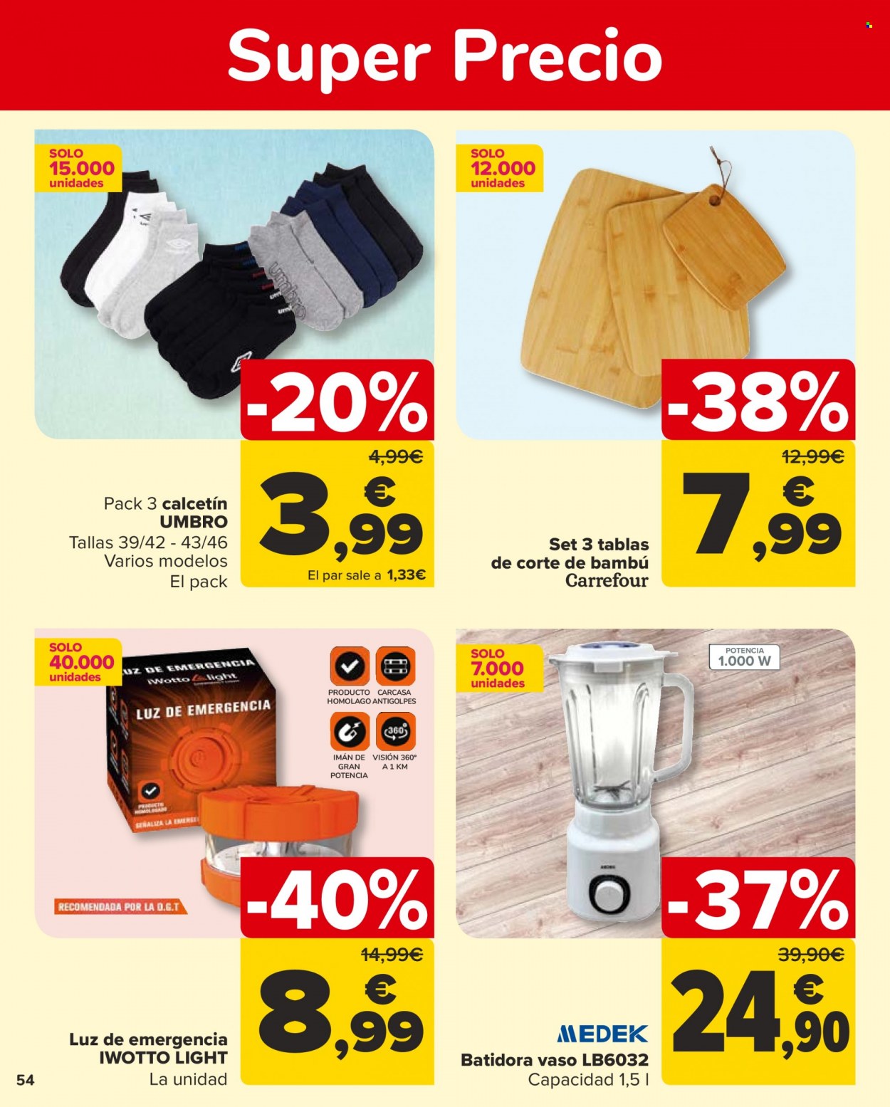 Folleto Carrefour. Página 54