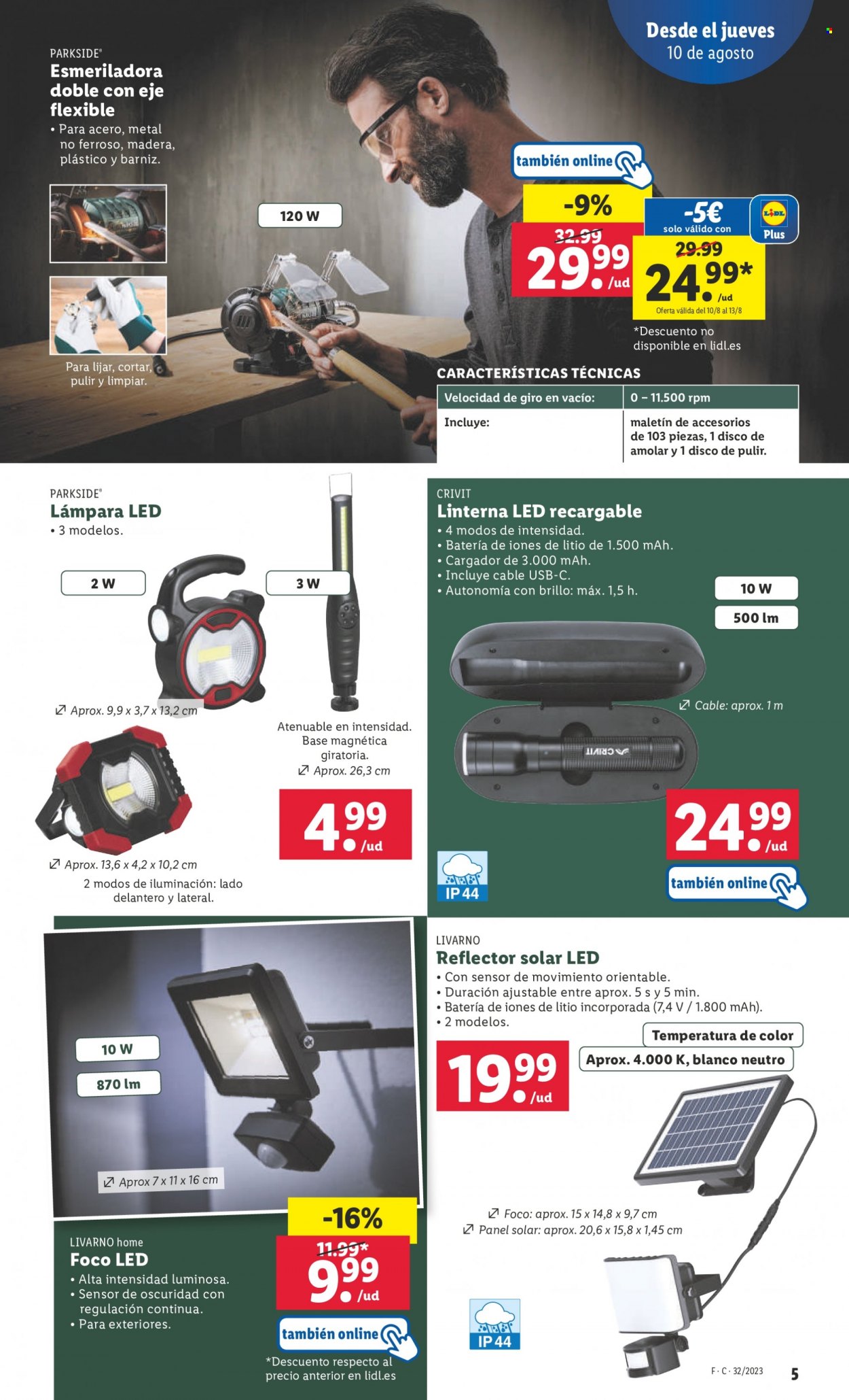 Folleto Lidl - 10/08/23 - 16/08/23. Página 29