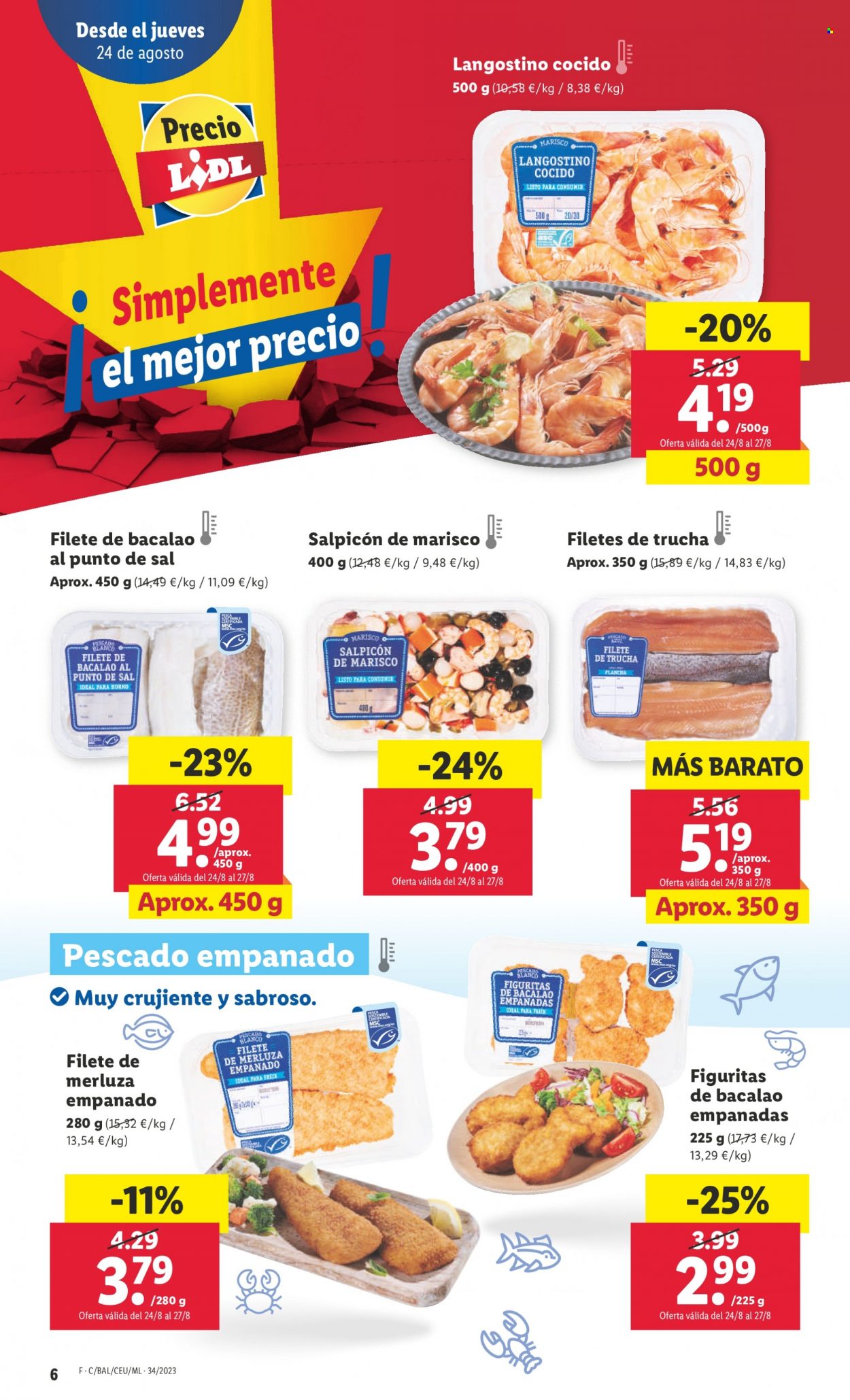 Folleto Lidl - 24/08/23 - 30/08/23. Página 6