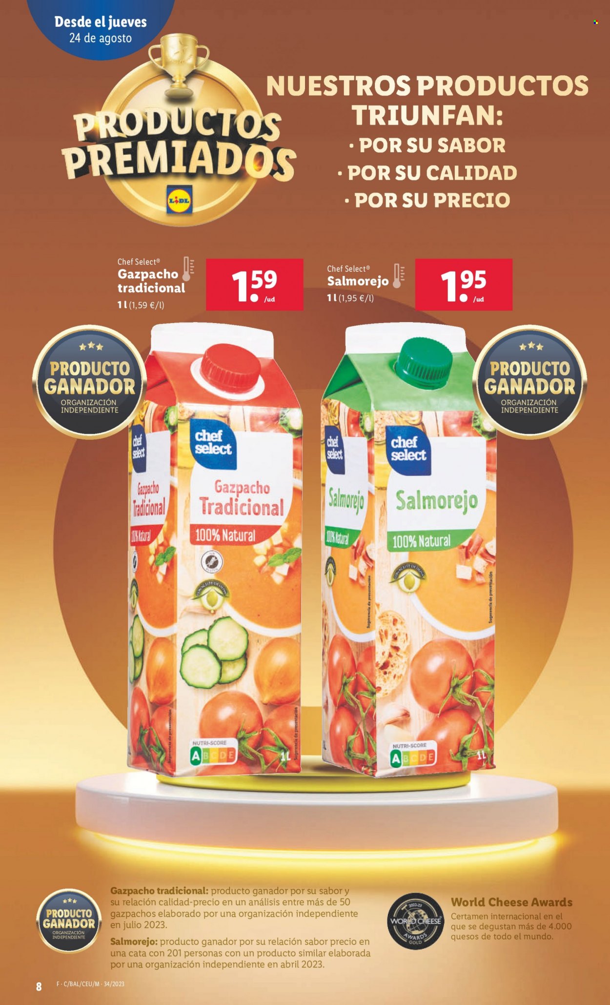 Folleto Lidl - 24/08/23 - 30/08/23. Página 8