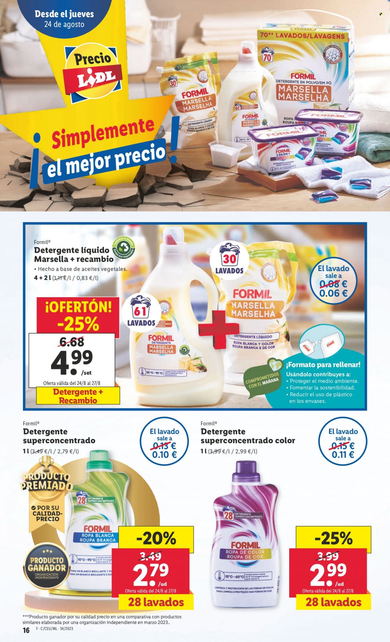 Folleto Lidl - 24/08/23 - 30/08/23. Página 16