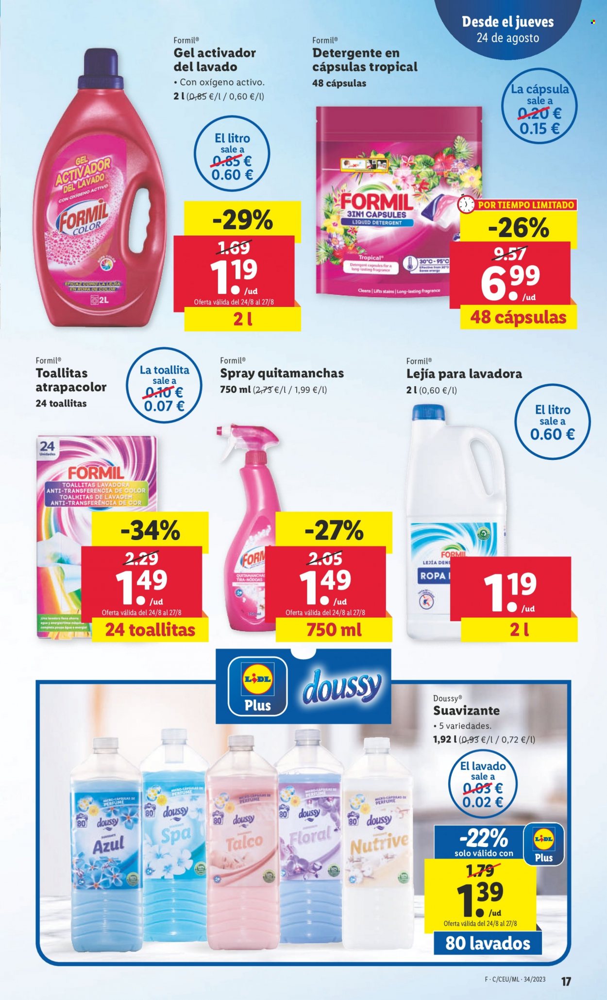 Folleto Lidl - 24/08/23 - 30/08/23. Página 17