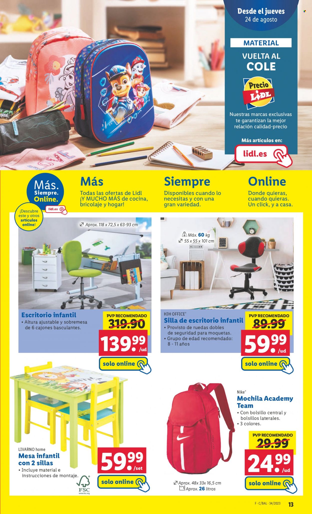 Folleto Lidl - 24/08/23 - 30/08/23. Página 39