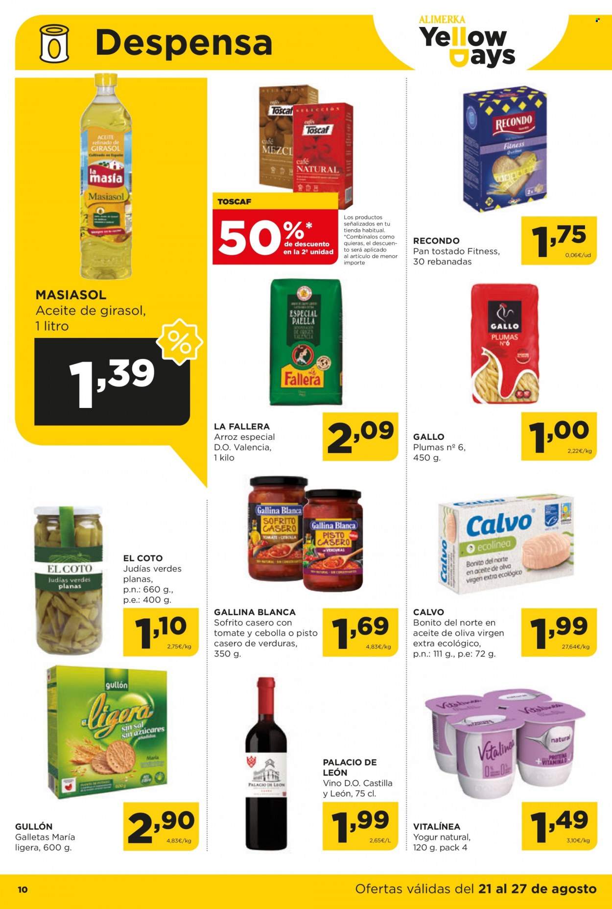 Folleto Alimerka - 21/08/23 - 27/08/23. Página 10