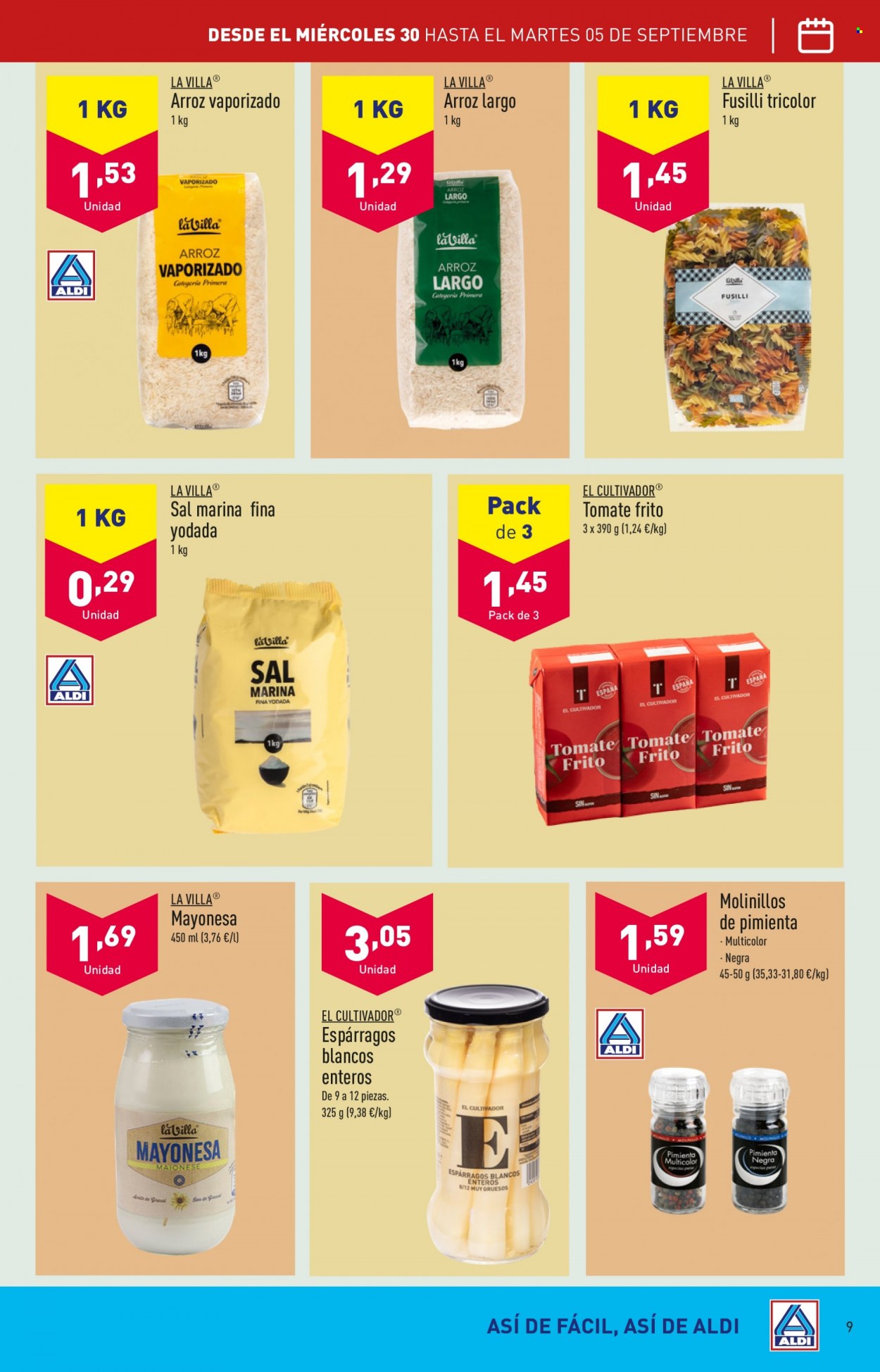 Folleto Aldi - 30/08/23 - 05/09/23. Página 9