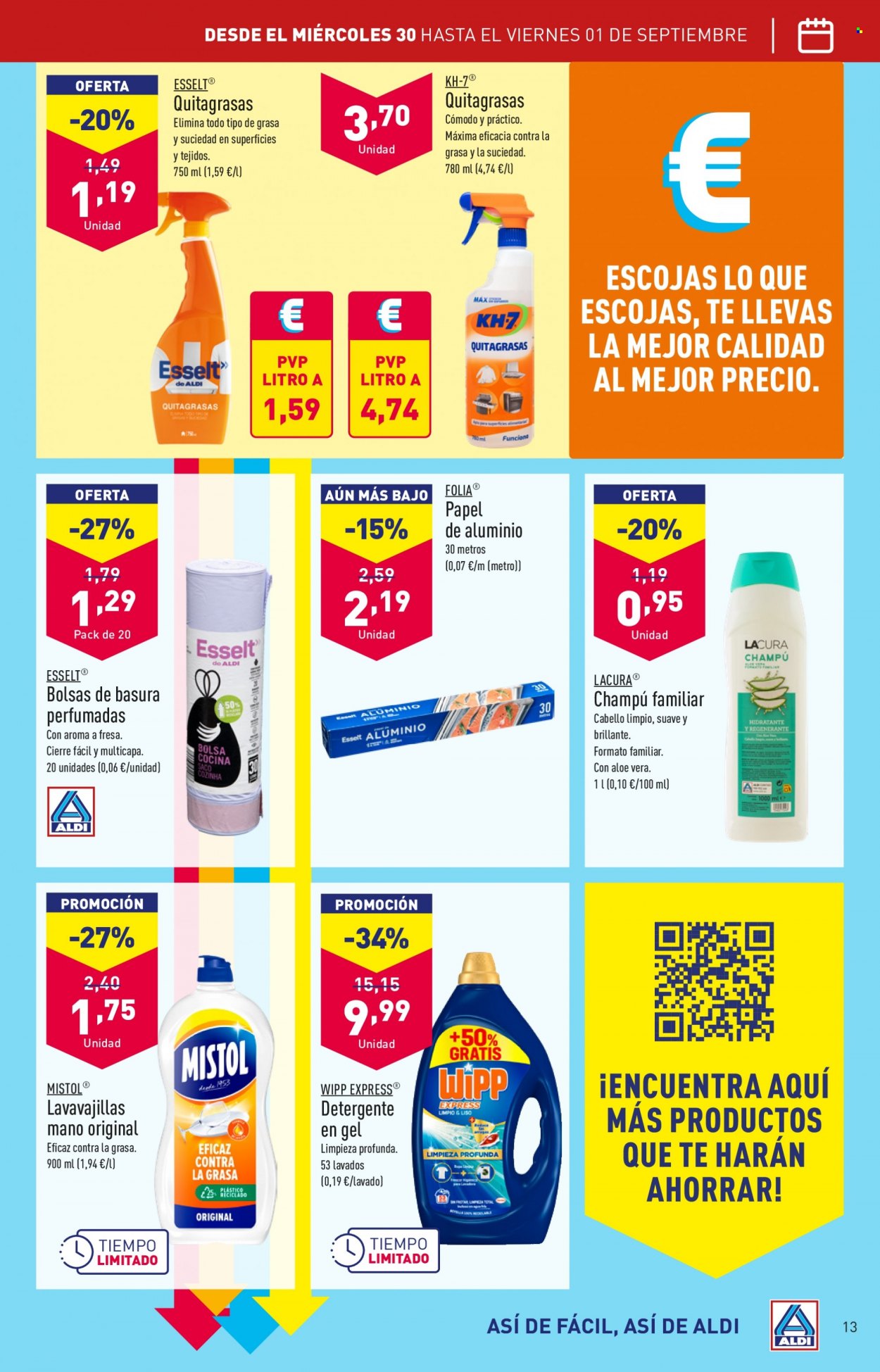 Folleto Aldi - 30/08/23 - 05/09/23. Página 13