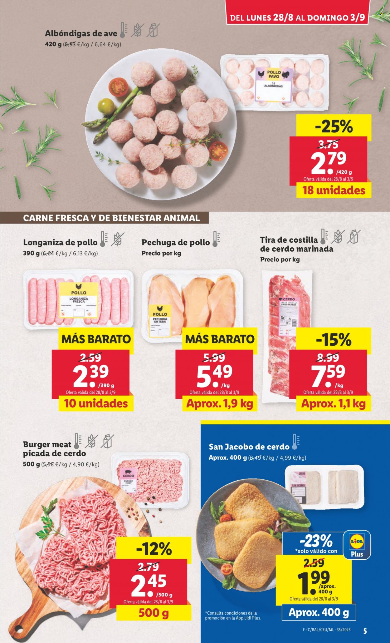 Folleto Lidl - 28/08/23 - 03/09/23. Página 5