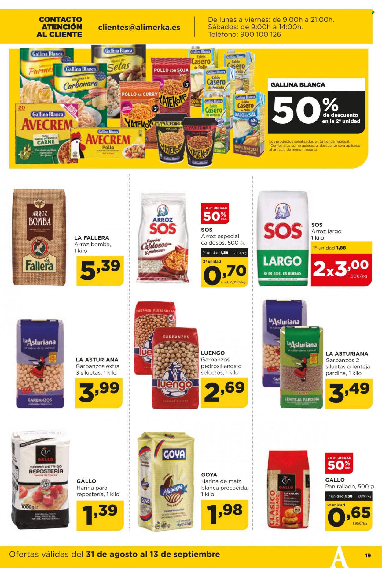 Folleto Alimerka - 31/08/23 - 13/09/23. Página 19