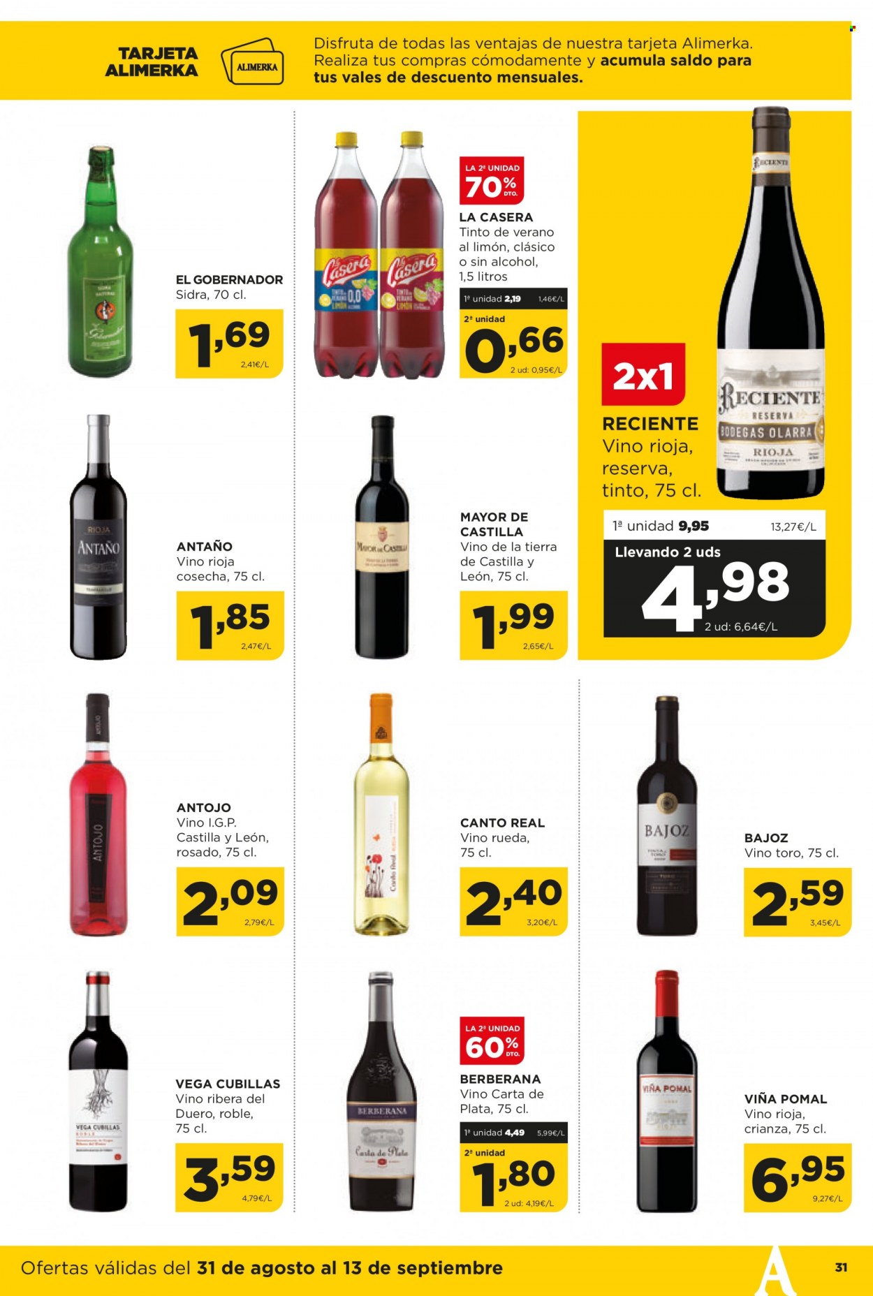 Folleto Alimerka - 31/08/23 - 13/09/23. Página 31