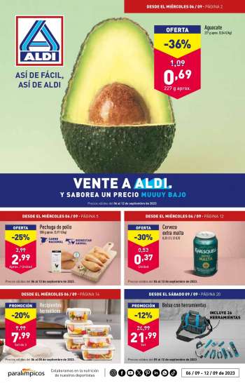 Folleto actual Aldi - 06/09/23 - 12/09/23.