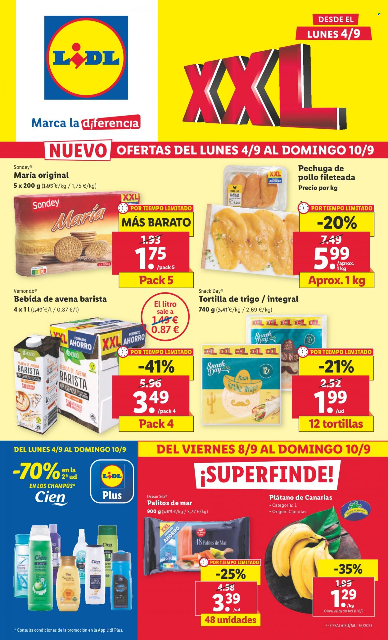 Folleto Lidl - 04/09/23 - 10/09/23. Página 1