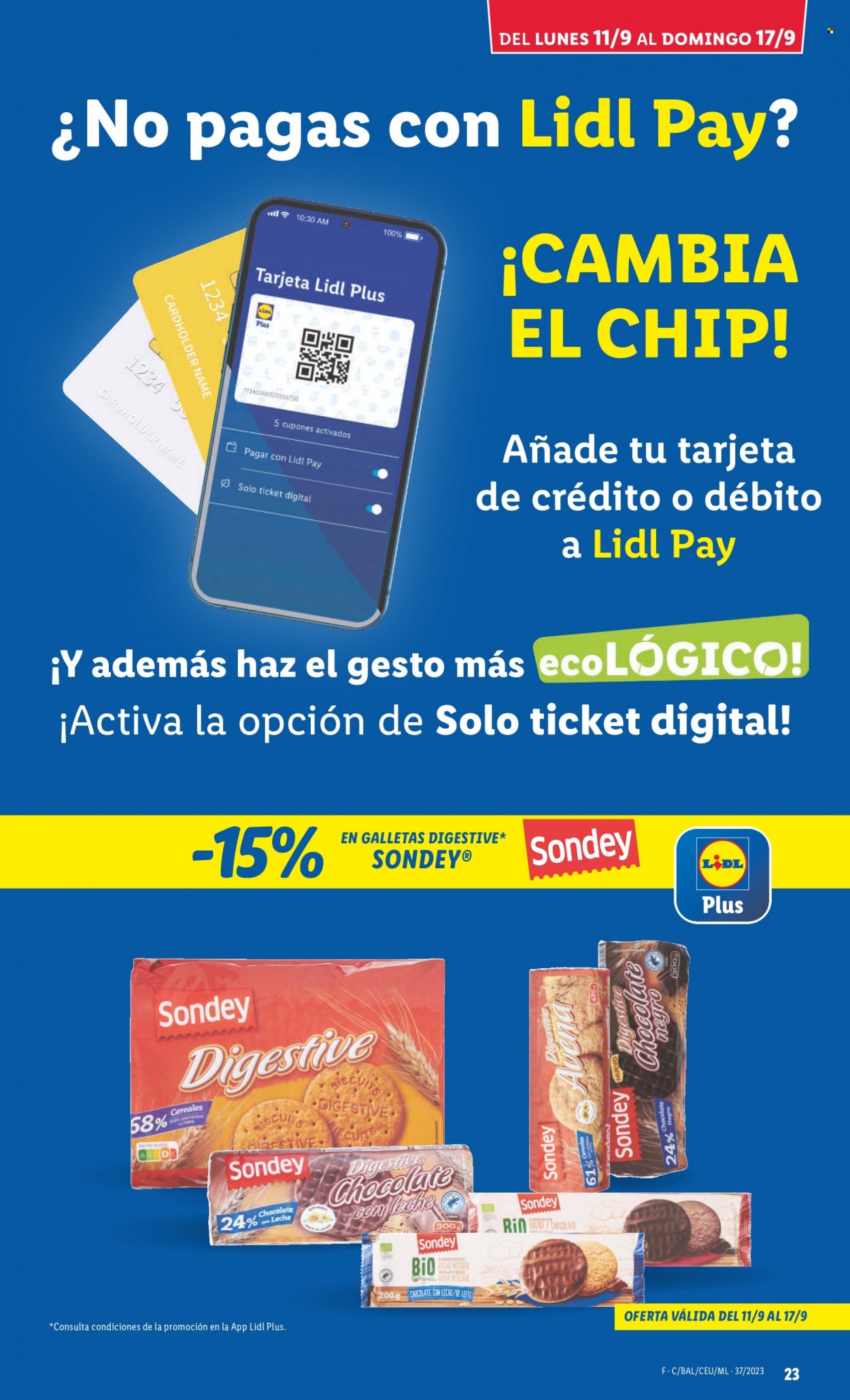Folleto Lidl - 11/09/23 - 17/09/23. Página 23