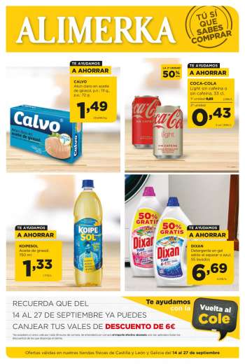 Folleto actual Alimerka - 14/09/23 - 27/09/23.
