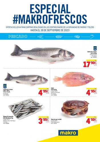 Folleto actual Makro - 14/09/23 - 18/09/23.