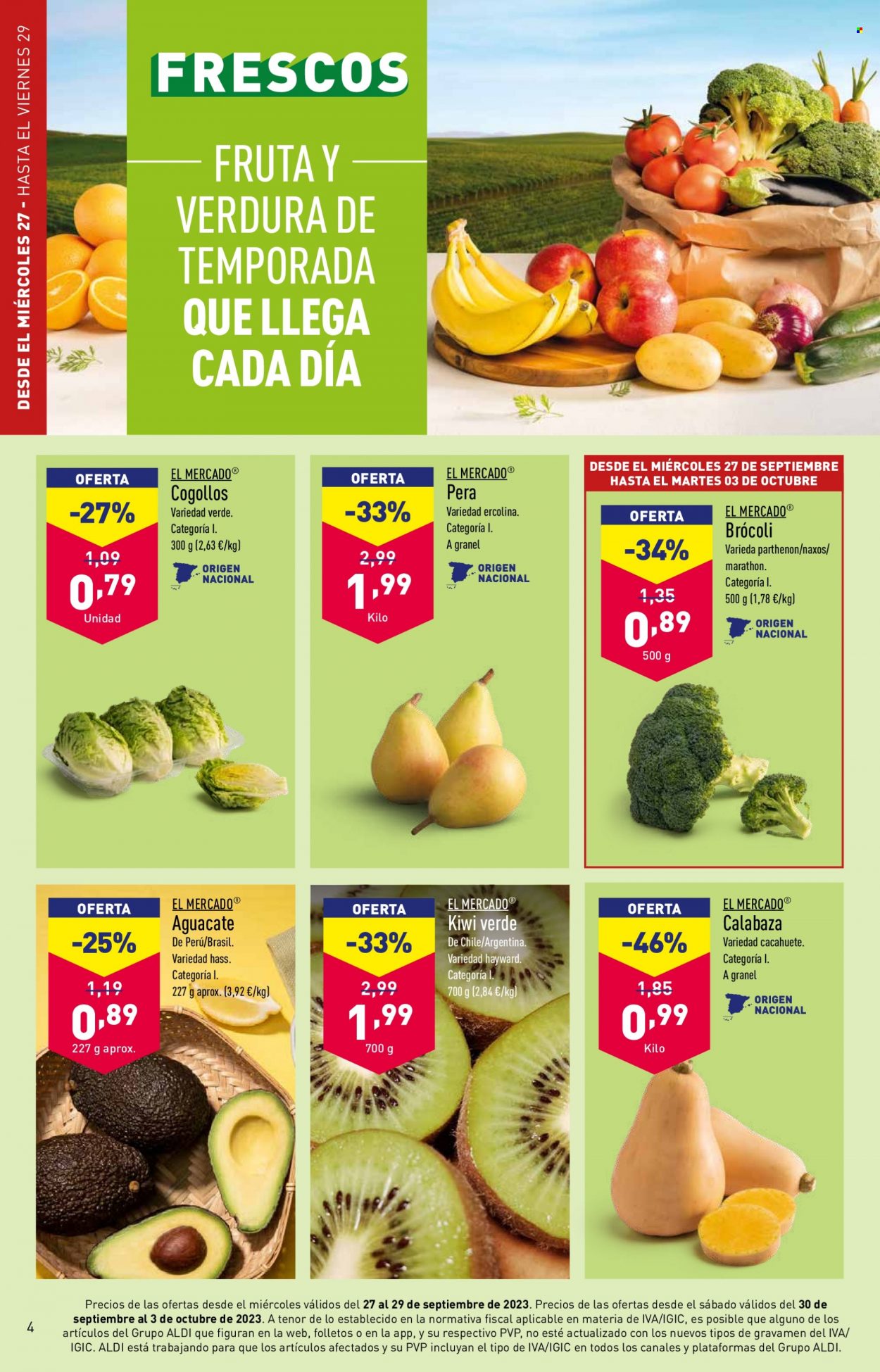 Folleto Aldi - 27/09/23 - 03/10/23. Página 4