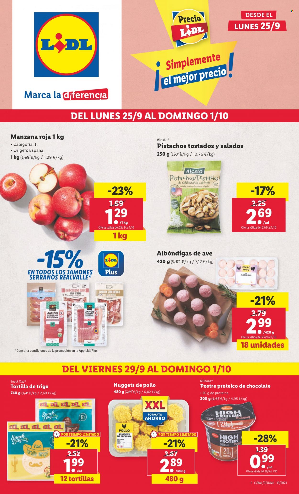 Folleto Lidl - 25/09/23 - 01/10/23. Página 1