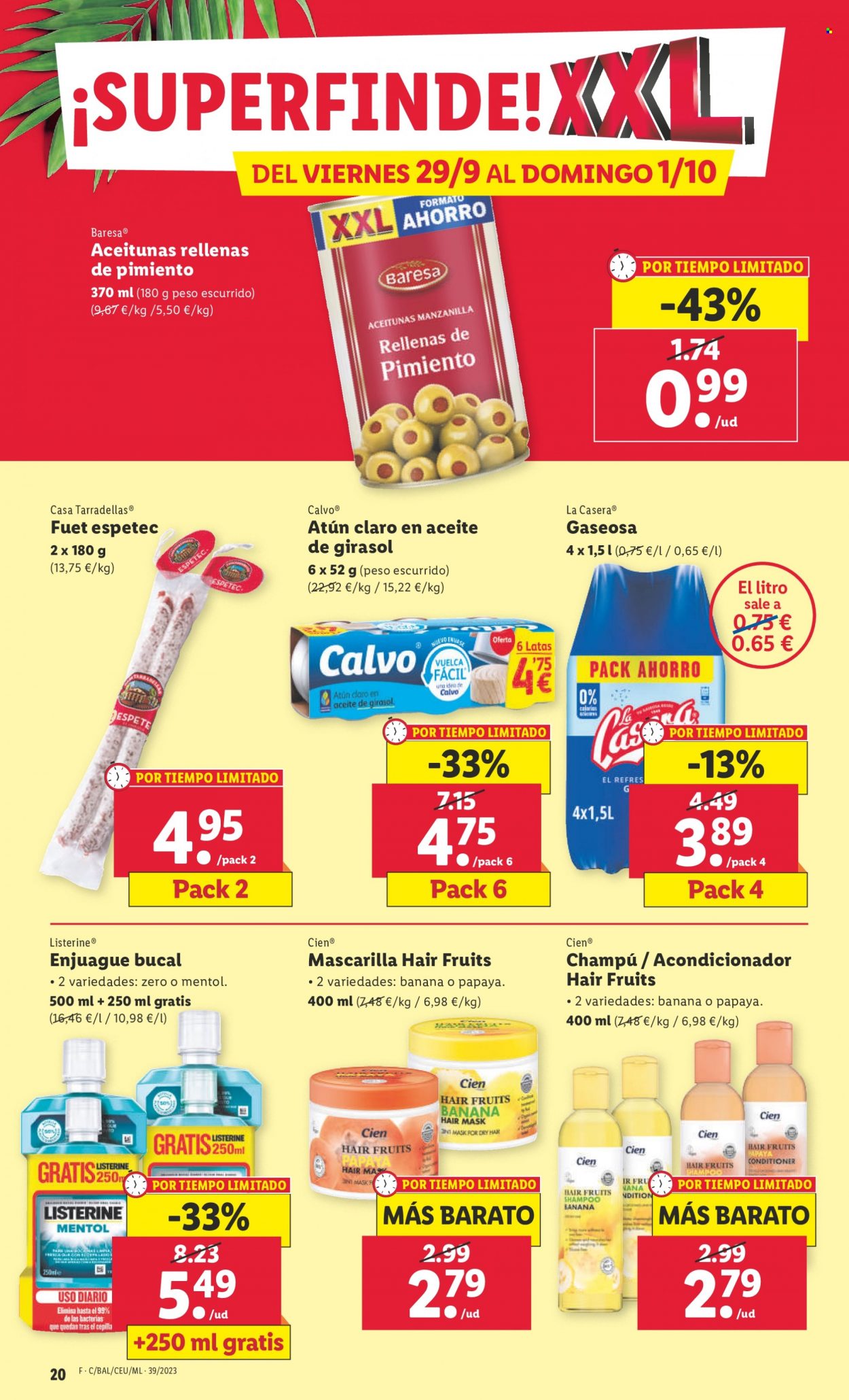 Folleto Lidl - 25/09/23 - 01/10/23. Página 20