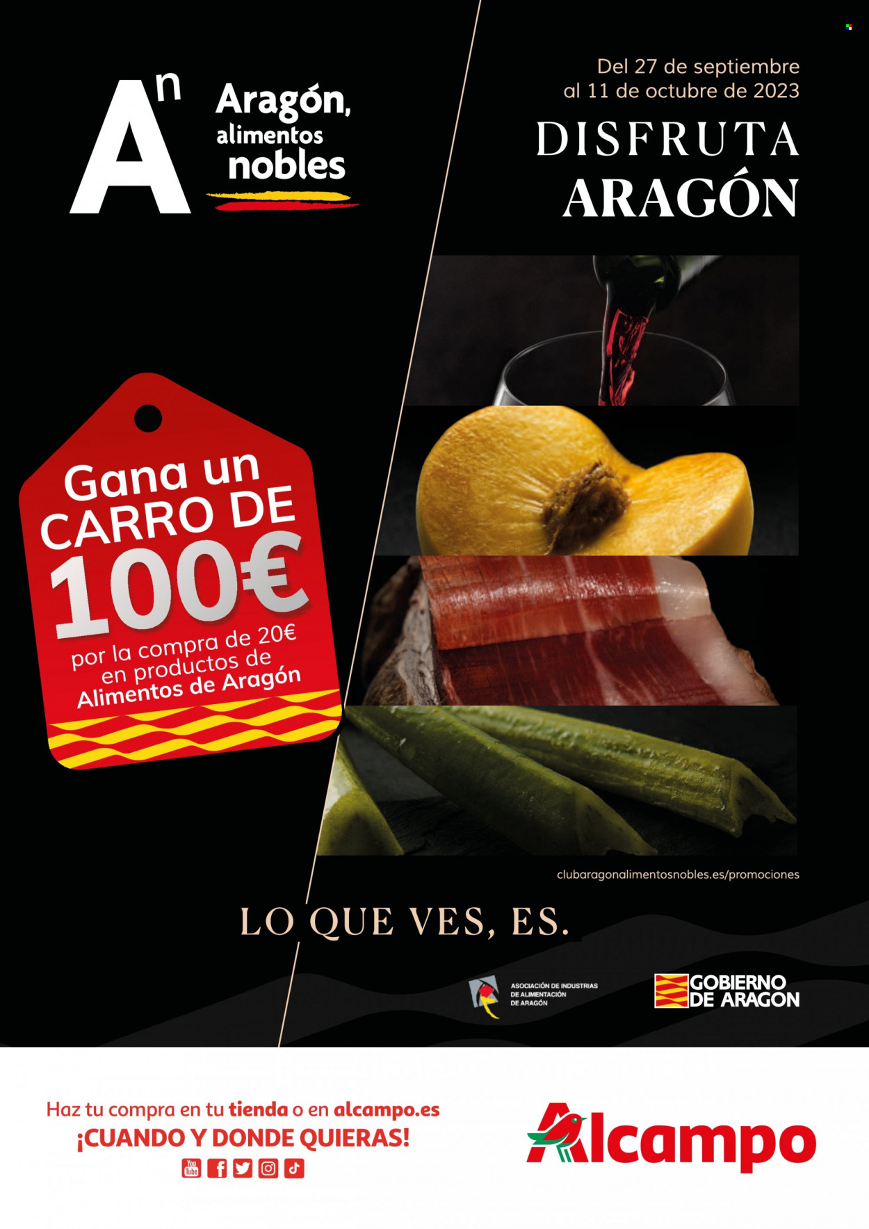 Folleto Alcampo - 27/09/23 - 11/10/23. Página 1