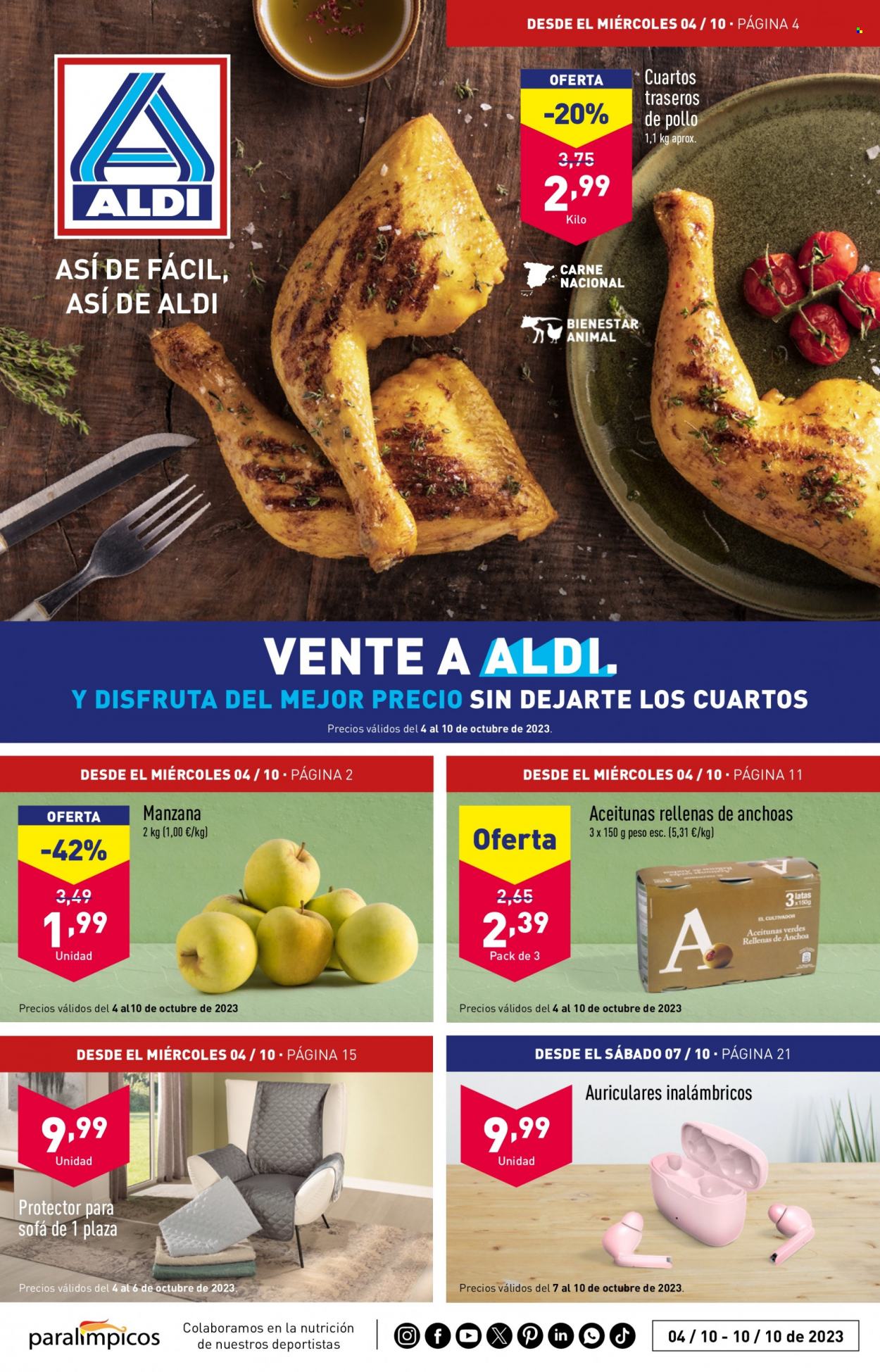 Folleto Aldi - 04/10/23 - 10/10/23. Página 1