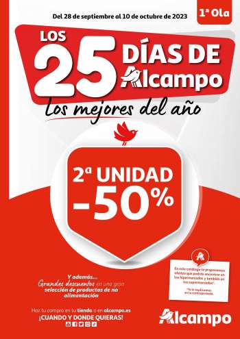 Folheto Alcampo - 28.9.2023 - 10.10.2023.