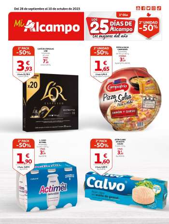 Folheto Alcampo - 28.9.2023 - 10.10.2023.