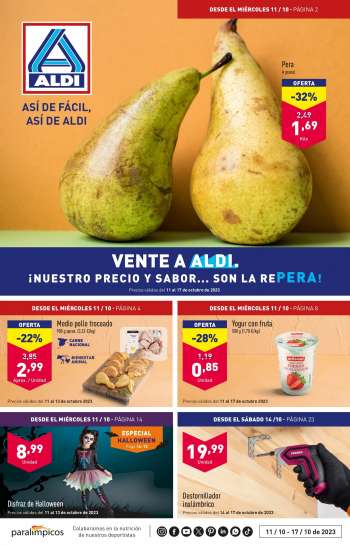 Folleto actual Aldi - 11/10/23 - 17/10/23.