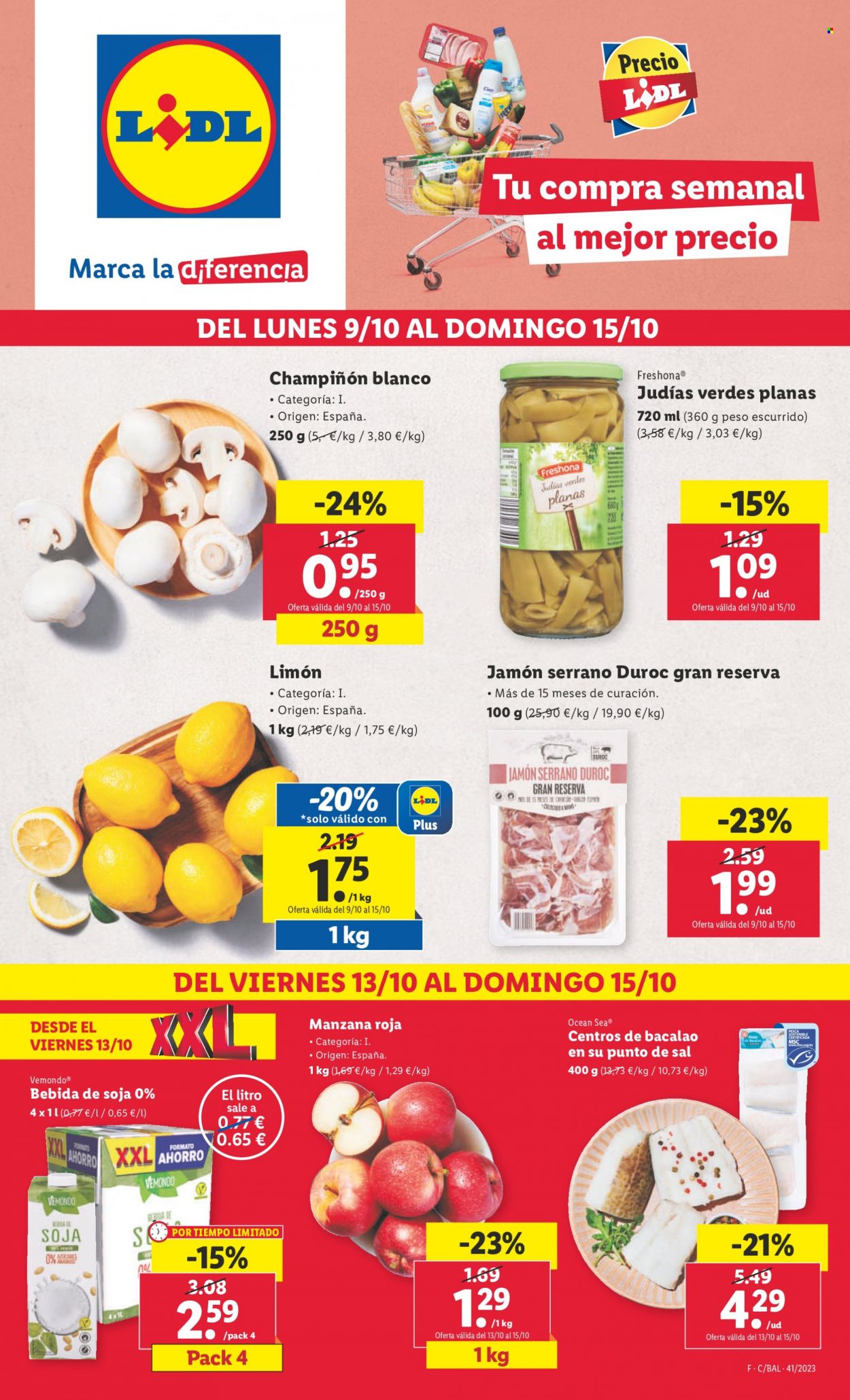 Folleto Lidl - 09/10/23 - 15/10/23. Página 1