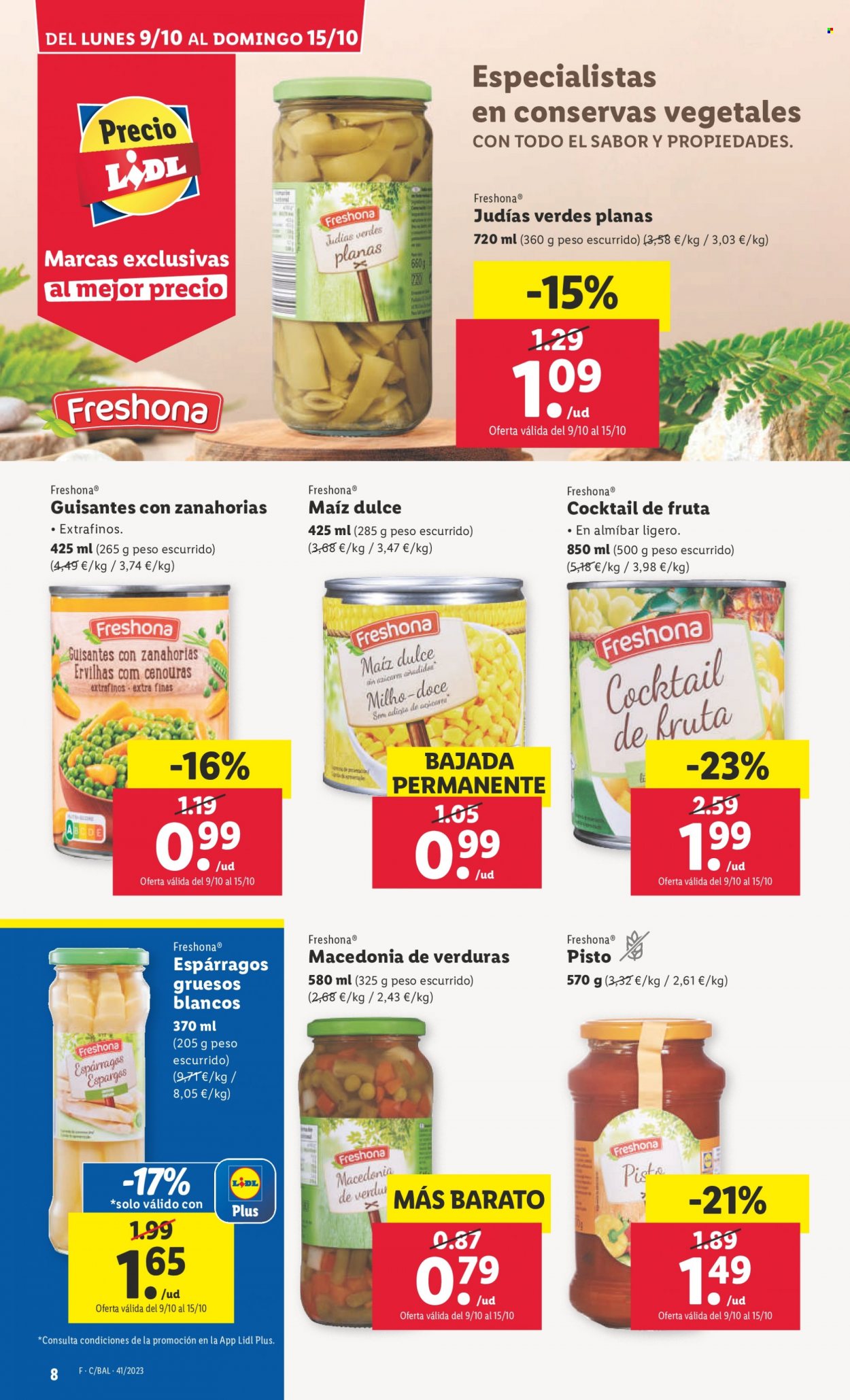 Folleto Lidl - 09/10/23 - 15/10/23. Página 8
