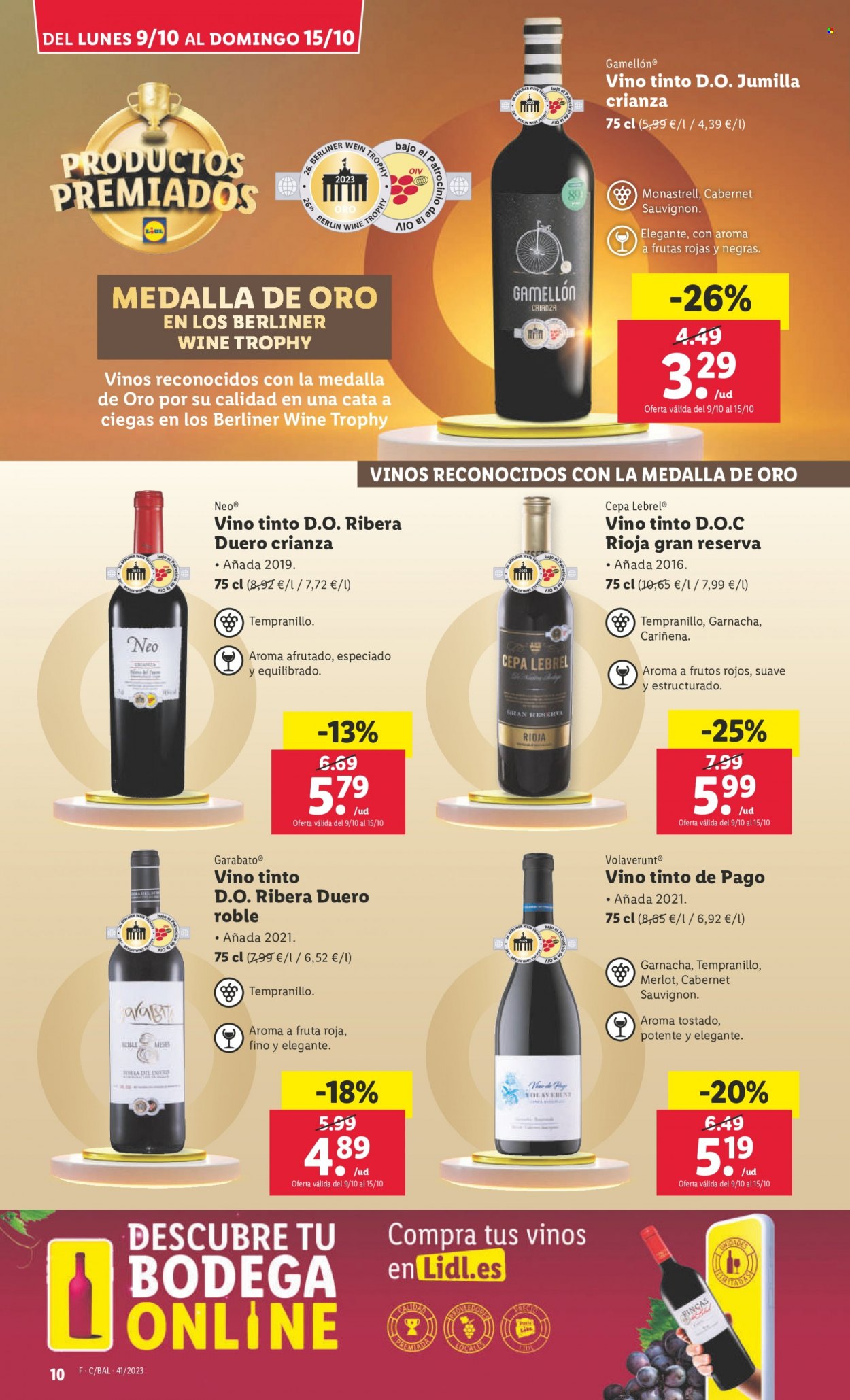 Folleto Lidl - 09/10/23 - 15/10/23. Página 10